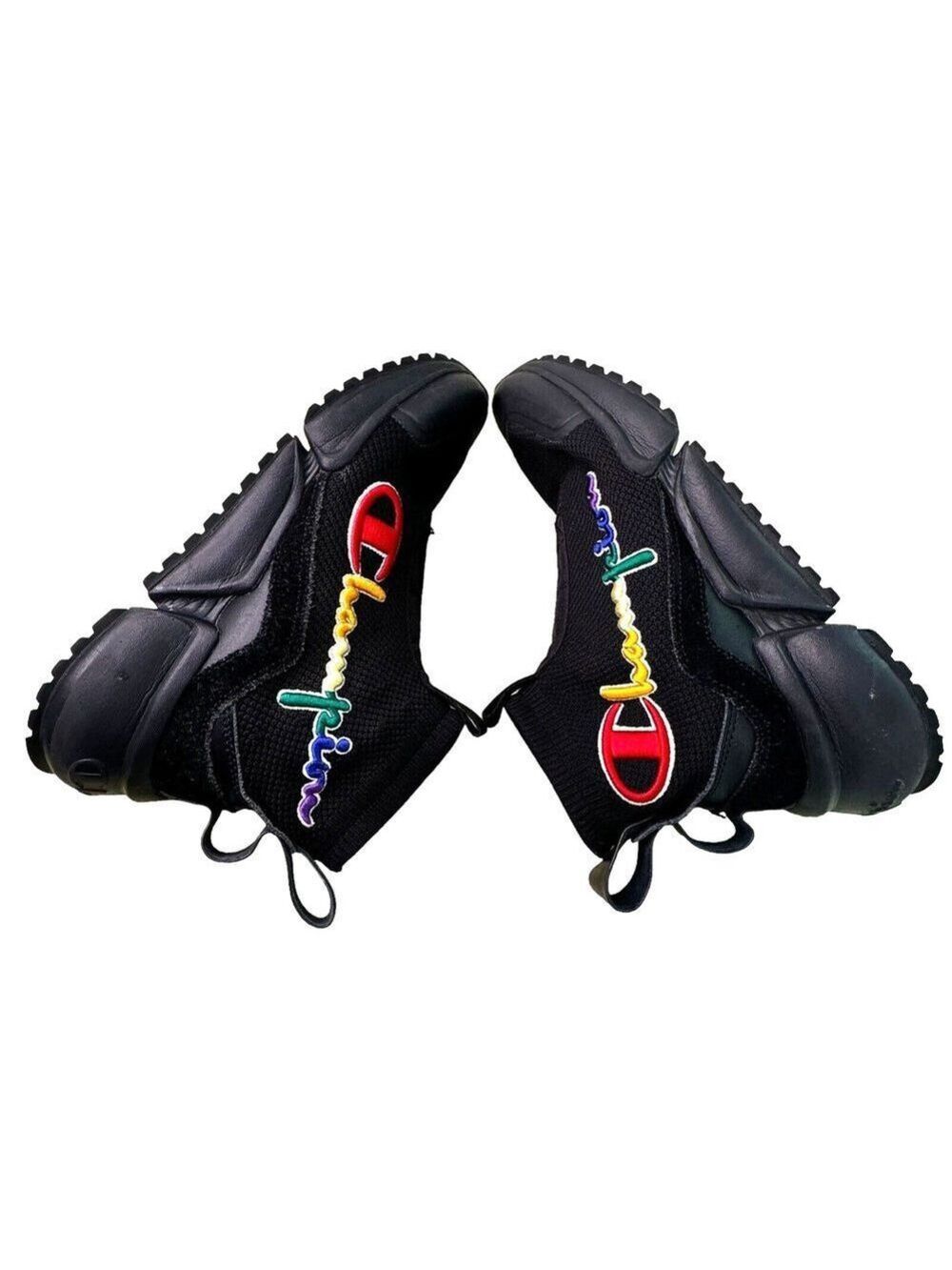 Champion Youth RF Mid Top Pull On Sneakers Rainbow Sneakers Boys US 5.5/EU 38 - Picture 5 of 6